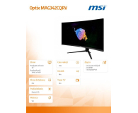 MSI 34" Optix MAG342CQRV - 607615 - zdjęcie 6